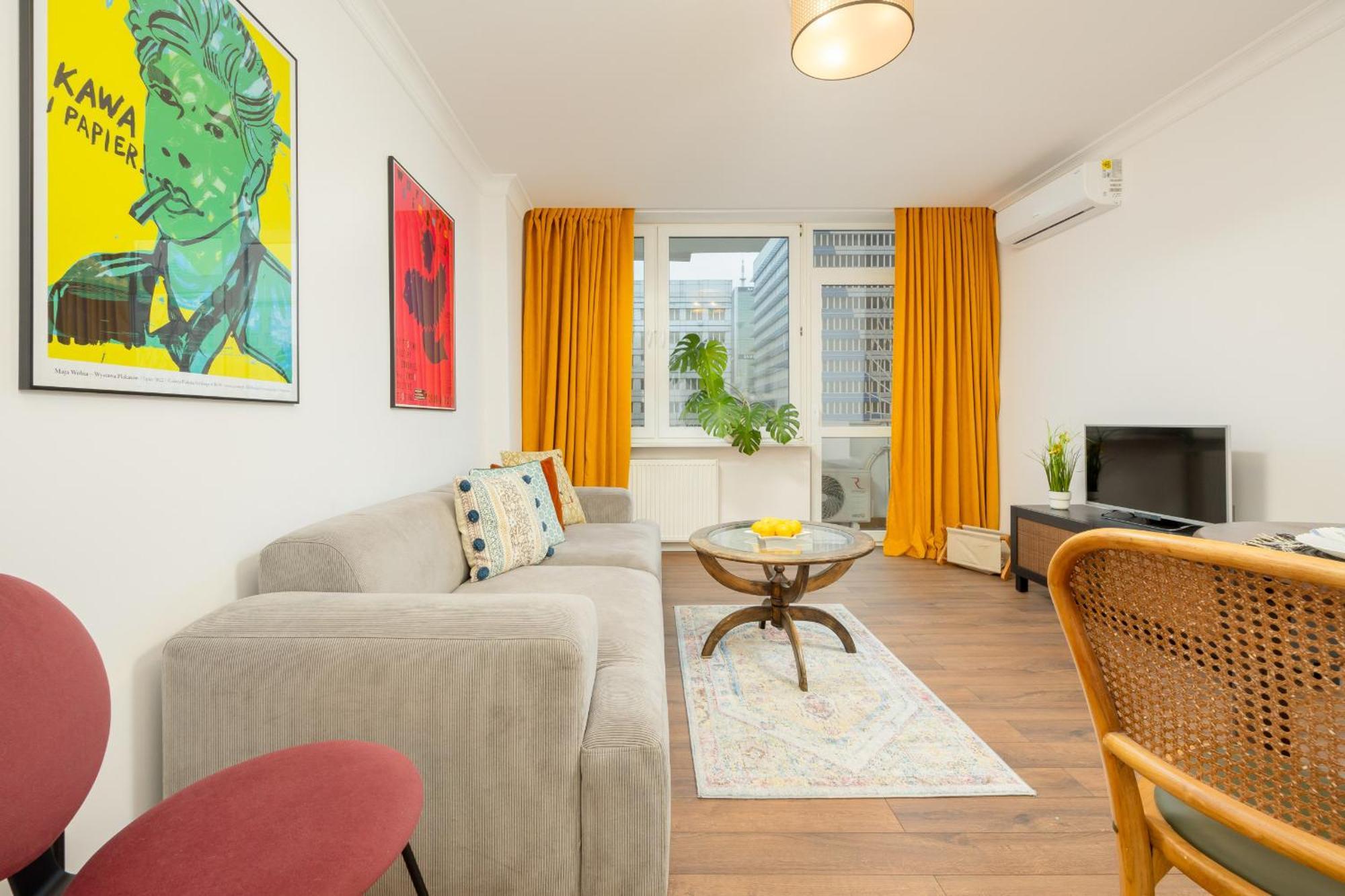 Marszalkowska Stylish Apartment With Balcony Warsaw Center By Noclegi Renters 外观 照片
